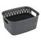 Kitchen Details Gray Gemstone Storage Tote Basket